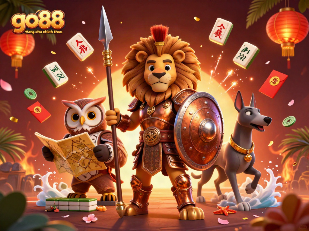 Experience the excitement of go88 trang chu chinh thuc with vibrant casino elements and dynamic characters.