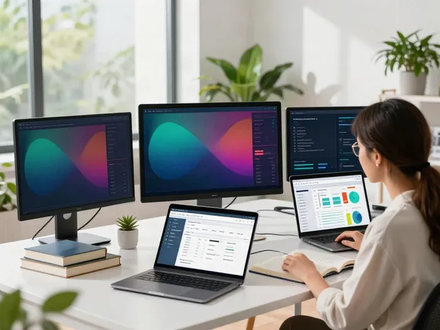 Content strategist analyzing instant indexing strategies in a modern workspace.