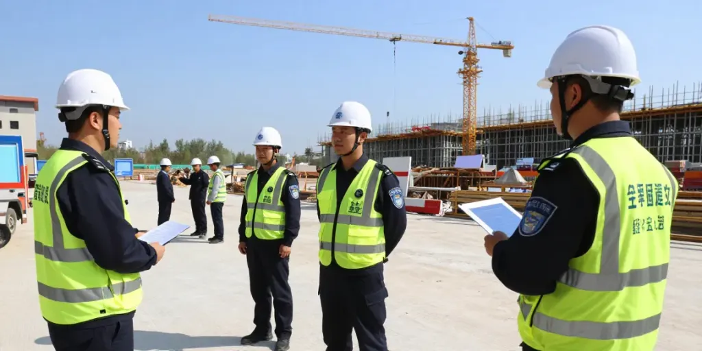 Trusted Construction Site Security by expert professionals at a local project.