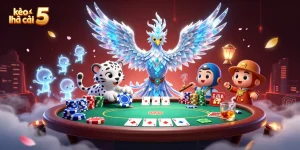 Engage with kèo nhà cái 5 betting strategies in a vibrant, immersive casino scene with animated characters.