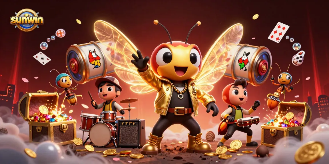 Win big at sunwin with dynamic slot games featuring vibrant characters and treasure!